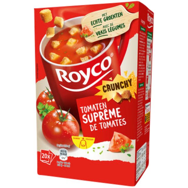 Royco - Suppentomate Supreme mit Croutons 20 Beutel
