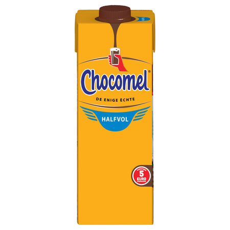 Chocomel - Schokoladenmilch halbvoll 1 Liter | 12 Stück