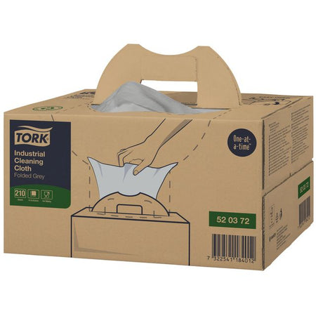 Tork - Reinigungstuch W7 Industrie-Spenderbox 1-lagig 210 Blatt grau 520372