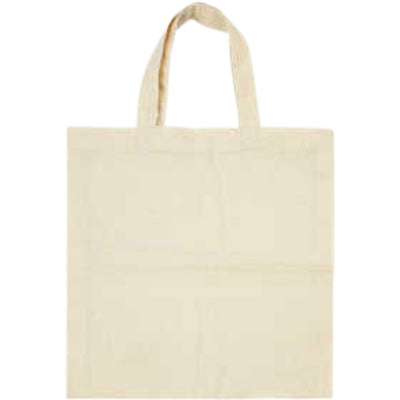 Creotime - Tasche Crea mit 27,5x30cm 5 Stück Baumwolle natur | 4 Stück