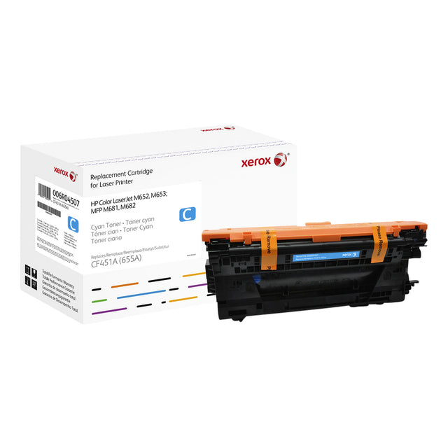 Tonercartridge Xerox Alternative für HP CF451A 655A Blau