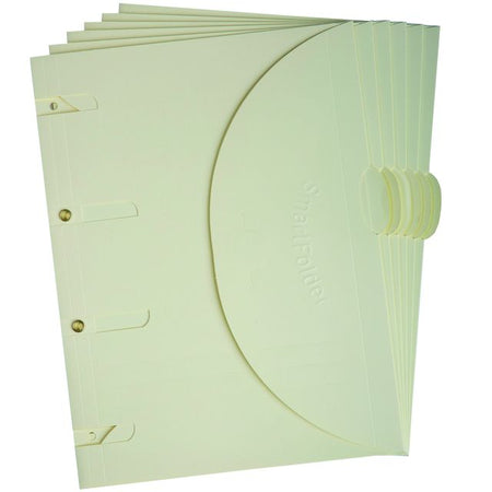Tarifold - Smartfolder perforierte Aufbewahrungsmappen A4 Beige 6 Stück