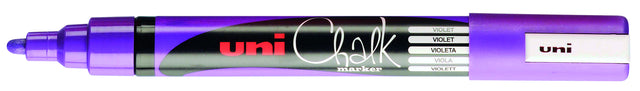 CHALKSTIFT UNI-Ball-Kreide rund lila | 6 Stück