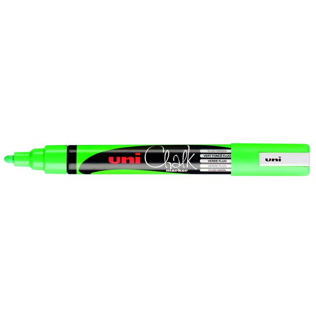 Uni-Ball - Kreidemarker Kreide rund 1,8-2,5 mm fluorgrün | 6 Stück