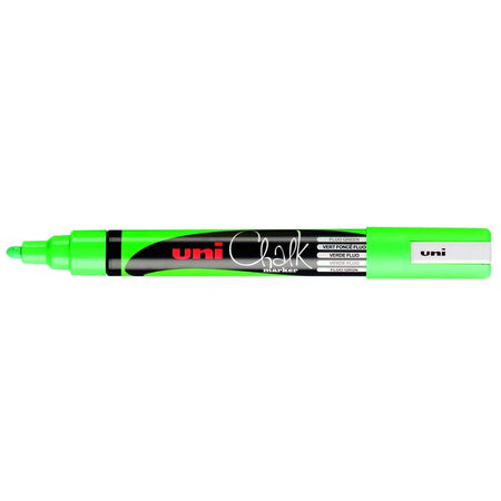 Uni-Ball - Kreidemarker Kreide rund 1,8-2,5 mm fluorgrün | 6 Stück
