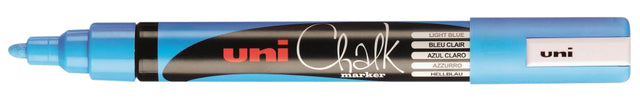 CHALKSTIFT UNI-Ball-Kreide rund hellblau | 6 Stück