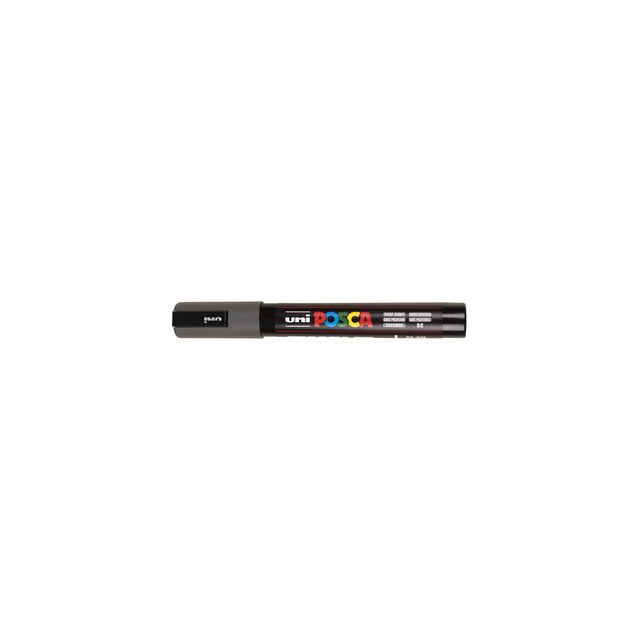 Posca - Paintmarker Uni PC5M mitteltiefgrau | 6 Stück