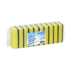 Cleaninq - Scheuerschwamm gelb/grün 100x70x25mm 10 Stück