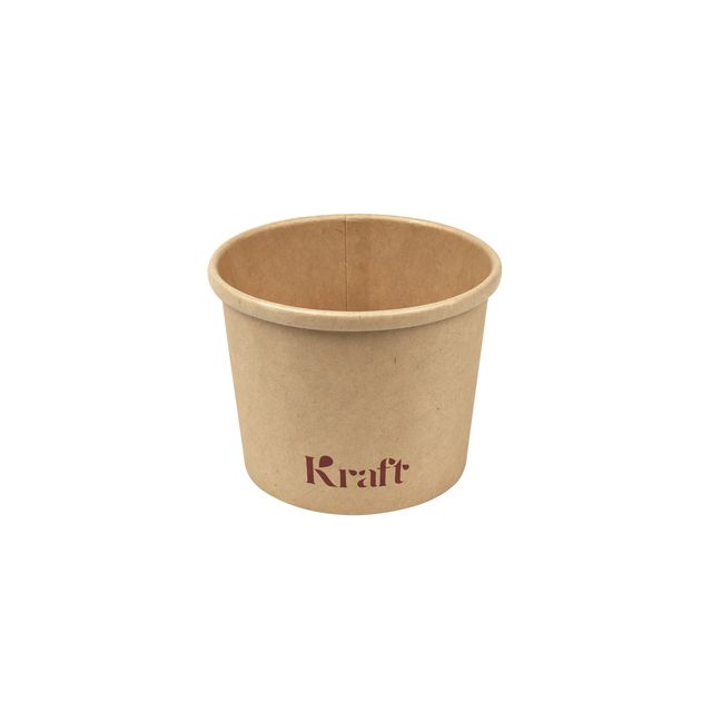 IEZZY Catering und Cate – Suppenbecher 350 ml Ø98 mm, 25 Stück, Kraftpapier