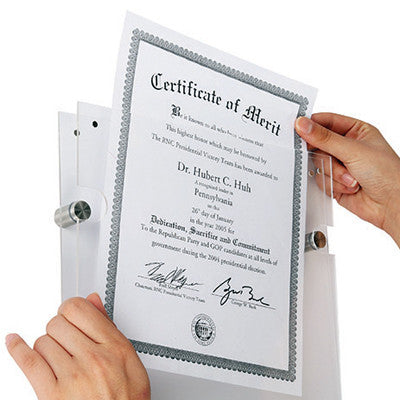 Klika -  Acryl u-houder Luxe A4 plus