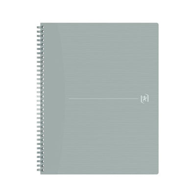 Oxford - Spiralblock Origin A4+ Linie 140 Seiten 80gr grau | 5 Stück