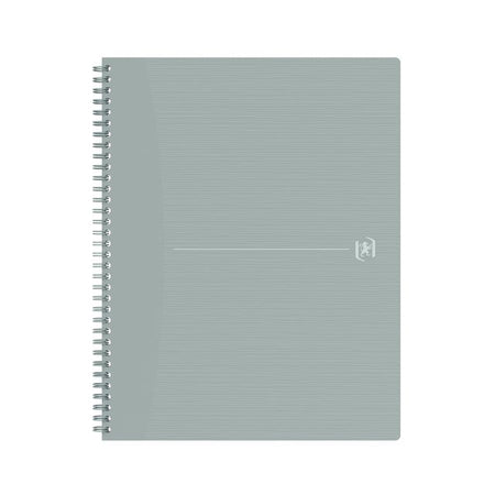 Oxford - Spiralblock Origin A4+ Linie 140 Seiten 80gr grau | 5 Stück