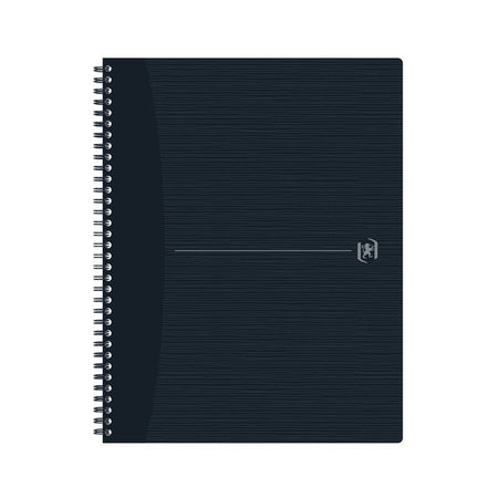 Oxford - Spiralblock Origin A4+ Linie 140 Seiten 90gr schwarz | 5 Stück