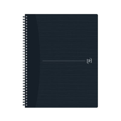 Oxford - Spiralblock Origin A4+ Raute 5x5mm 140 Seiten 80gr schwarz | 5 Stück