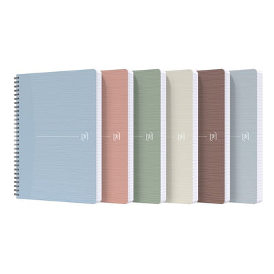 Oxford - Spiralblock My Rec'Up A5-Linie 180 Seiten 80gr sortiert