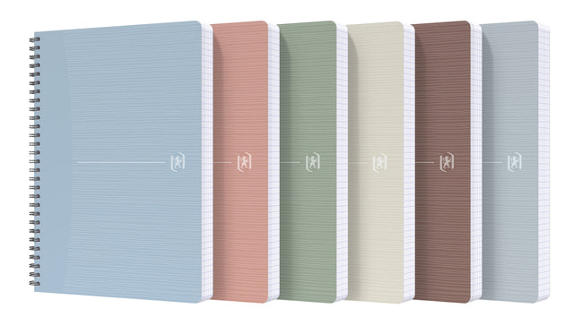 Spiralblock Oxford My Recup A5 Linie 90vel Assorti