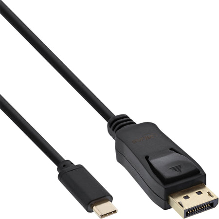 InLine - Kabel USB-C Displayport 3.1 4K M/M 2 Meter schwarz