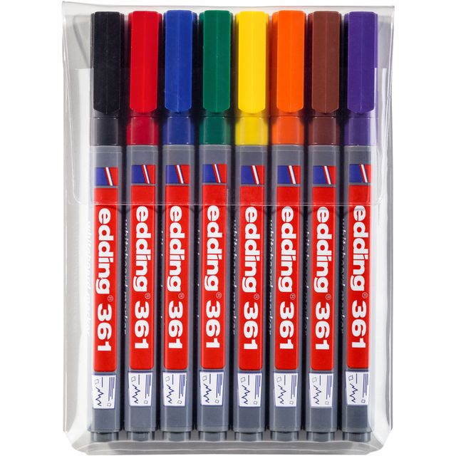 Edding - Whiteboardmarker 361 rund 1mm sortiert