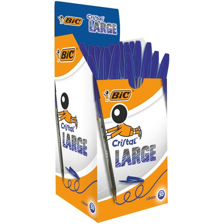 Bic - Kugelschreiber Cristal groß blau | 50 Stück