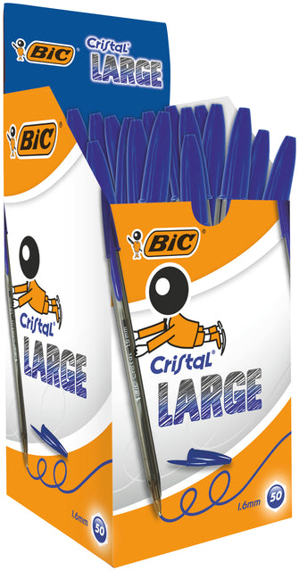 Bälle BIC Cristal Large Blue | 50 Stück