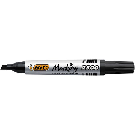 Bic - Filzstift 2300 ecolutions diagonal medium schwarz | 12 Stück