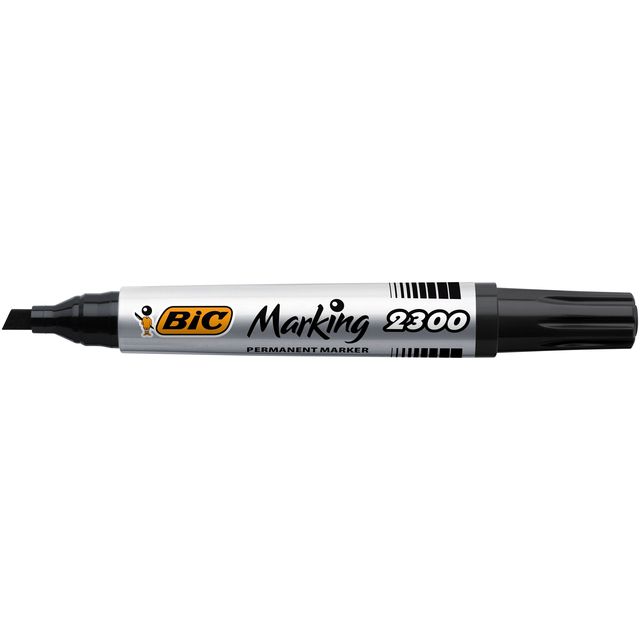 Bic - Filzstift 2300 ecolutions diagonal medium schwarz | 12 Stück