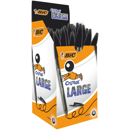 Bic - Kugelschreiber cristal l schwarz