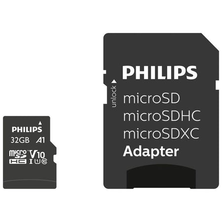 Philips - Micro-SDHC-Karte Klasse 10 UHS-I U1 32 GB
