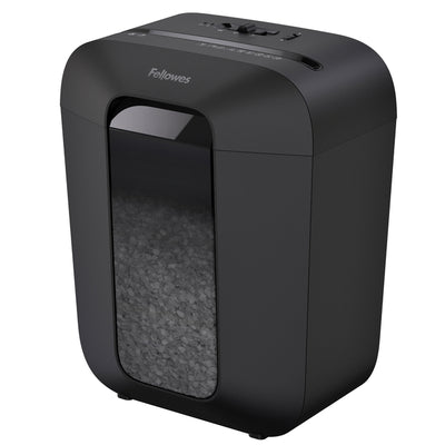 Fellowes - Aktenvernichter lx41 4x12mm schwarz