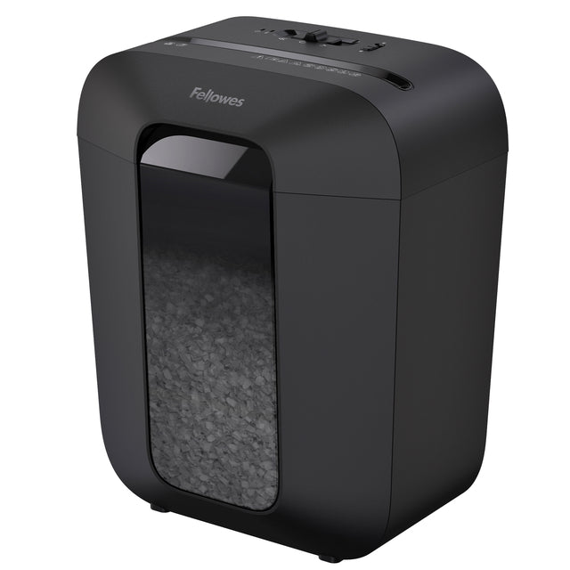 Fellowes - Aktenvernichter lx41 4x12mm schwarz