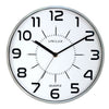 UNILUX – Wanduhr Pop grau