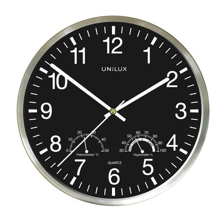 UNILUX - Wanduhr Wetty grau