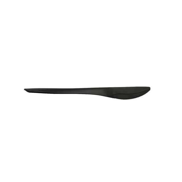 Quantore - Wiederverwendbares Messer CPLA 190mm 50 Stück schwarz