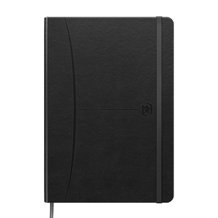 Oxford - Notizbuch Signature A5 Linie 80 Blatt schwarz | 5 Stück