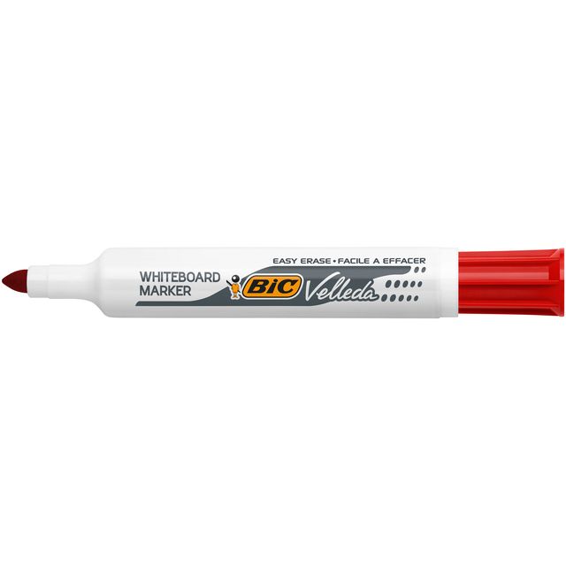 Bic - Whiteboardmarker Velleda 1711 rund groß rot | 12 Stück