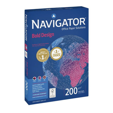 Navigator - Kopierpapier Bold Design A4 200gr weiß 150 Blatt