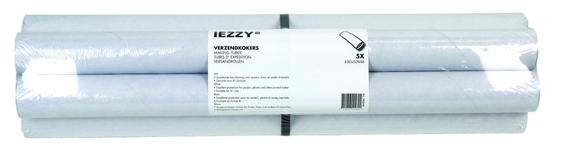 IEZZY - Versandrohr iezzy a1 650x50mm inkl. Kappen | 30 Stück