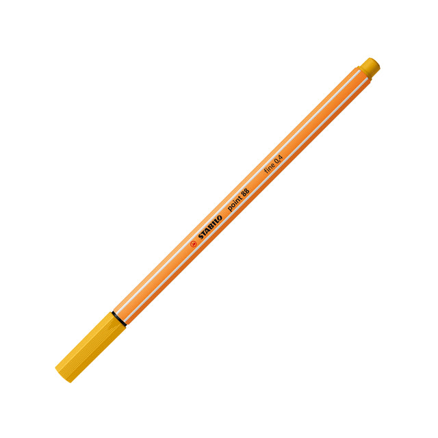 Stabilo - Fineliner Spitze 88/87 feines Curry | 10 Stück