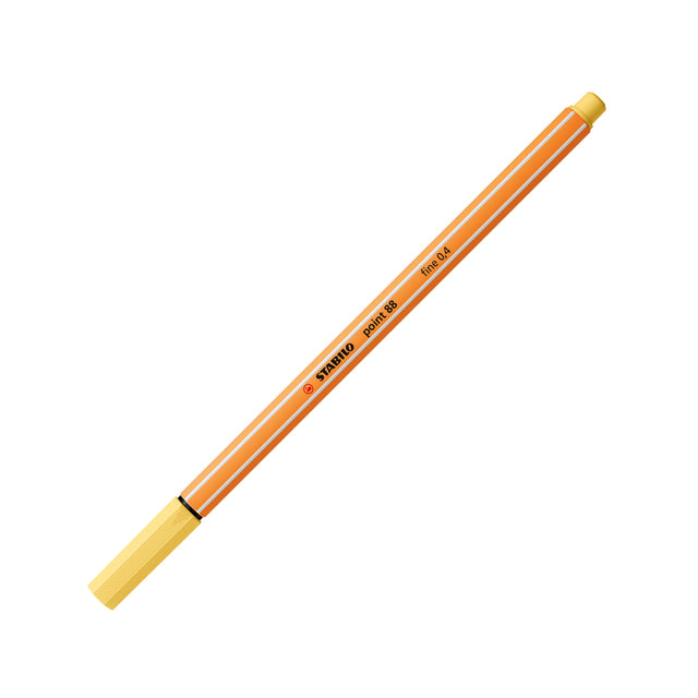 Stabilo - Fineliner Spitze 88/23 fein hellgelb | 10 Stück