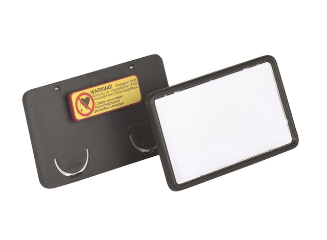 Abzeichen Dauerhafte Clip -Karte mit Magnet 40x75mm