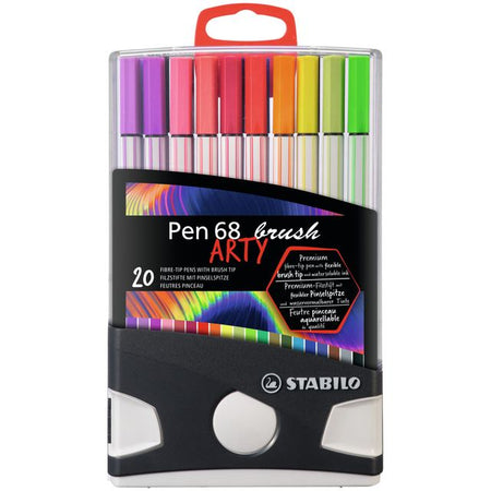 STABILO - Brushstick Pen 568/20 Arty sortiertes Set mit 20 Stück