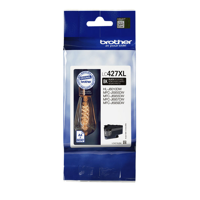 Inkcartridge Bruder LC-427XLBK Schwarz