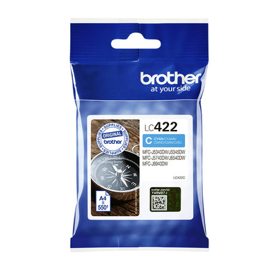 Brother - Tintenpatrone LC-422C blau