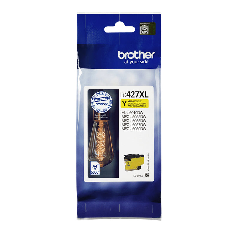 Brother - Tintenpatrone LC-427XLY gelb | 5 Stück