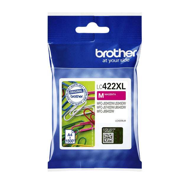 Inkcartridge Bruder LC-422XLM rot | 5 Stücke
