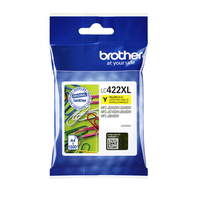 Brother - Tintenpatrone LC-422XLY gelb | 5 Stück