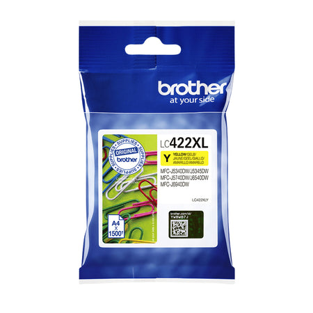 Brother - Tintenpatrone LC-422XLY gelb | 5 Stück
