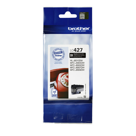 Brother - Tintenpatrone LC-427BK schwarz | 5 Stück