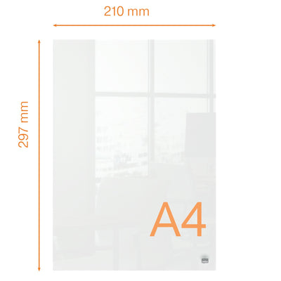 Nobo - Notiztafel aus transparentem Acryl A4