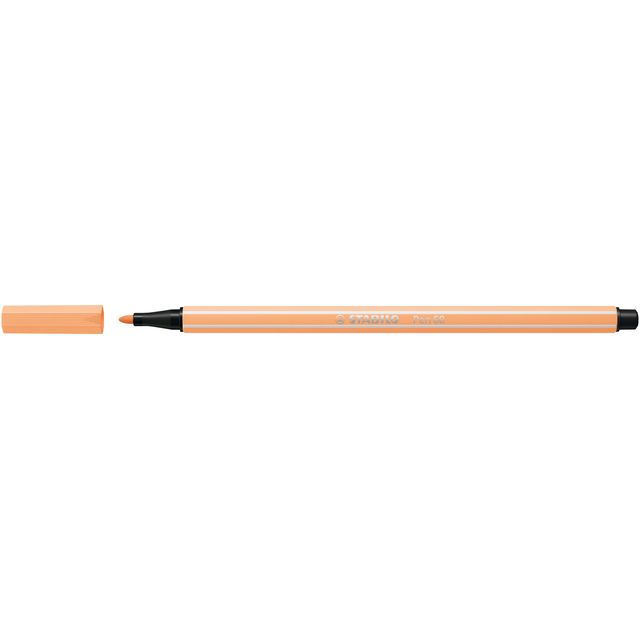 Stabilo - Filzstift 68/25 mittel pastellorange | 10 Stück